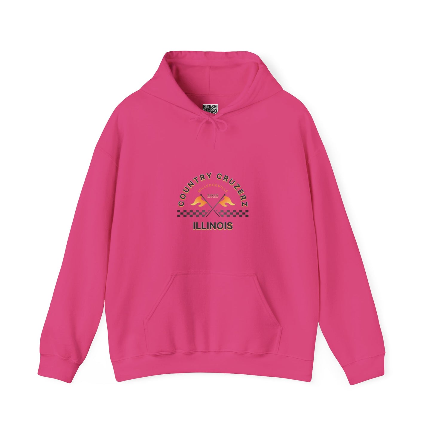 Country Cruzerz - Milledgeville Flame Unisex Heavy Blend™ Hooded Sweatshirt
