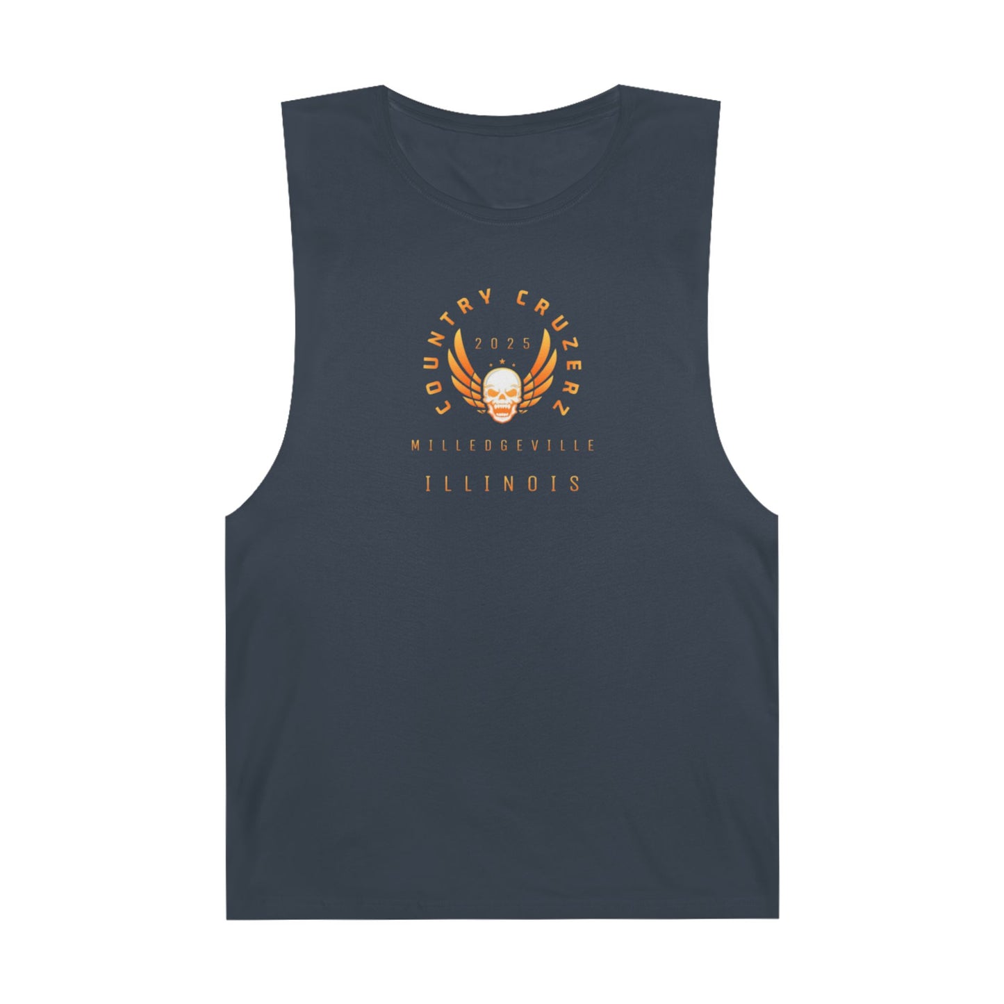 Country Cruzerz - Milledgeville Winged Skull Unisex Barnard Tank