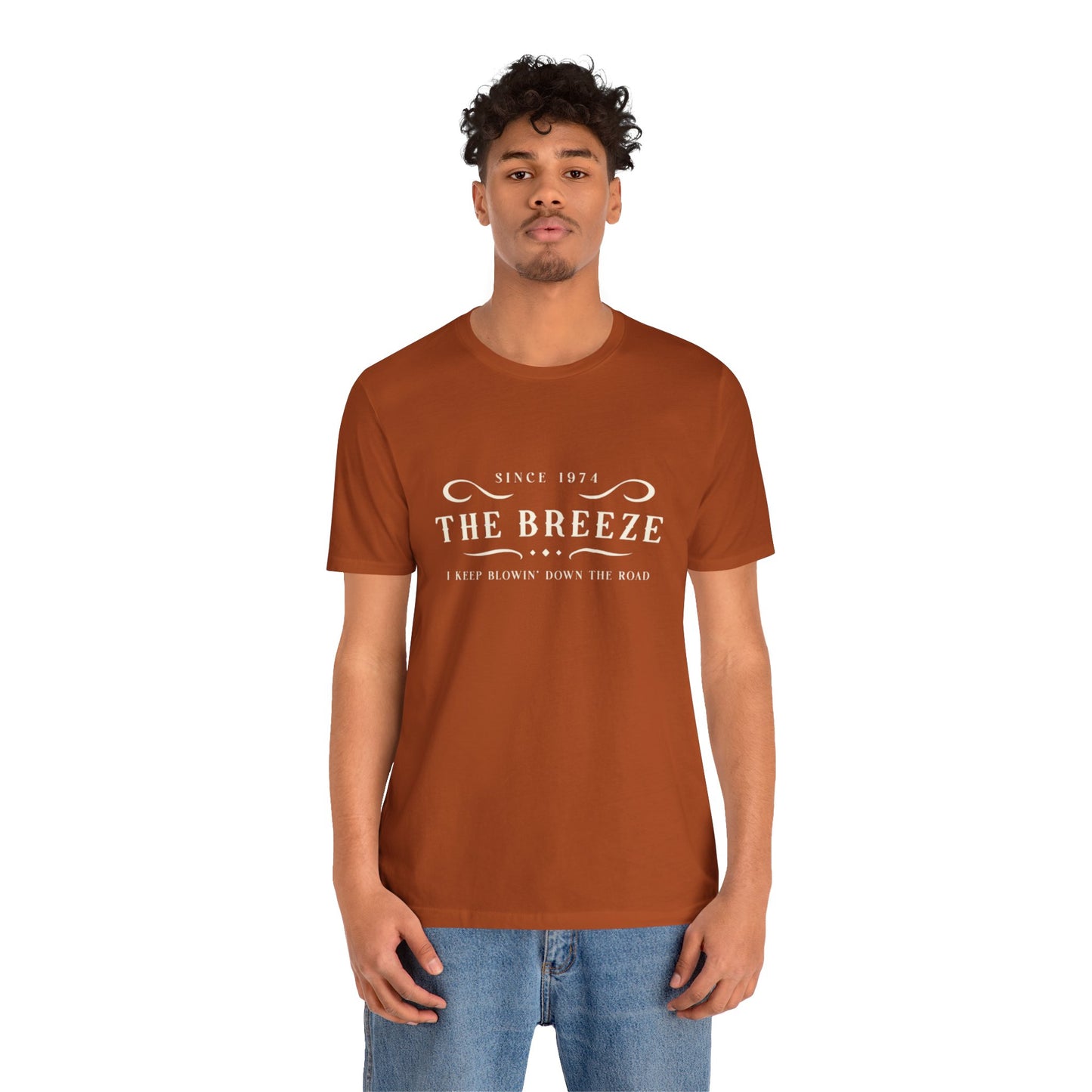 The Breeze font Unisex Jersey Short Sleeve Tee