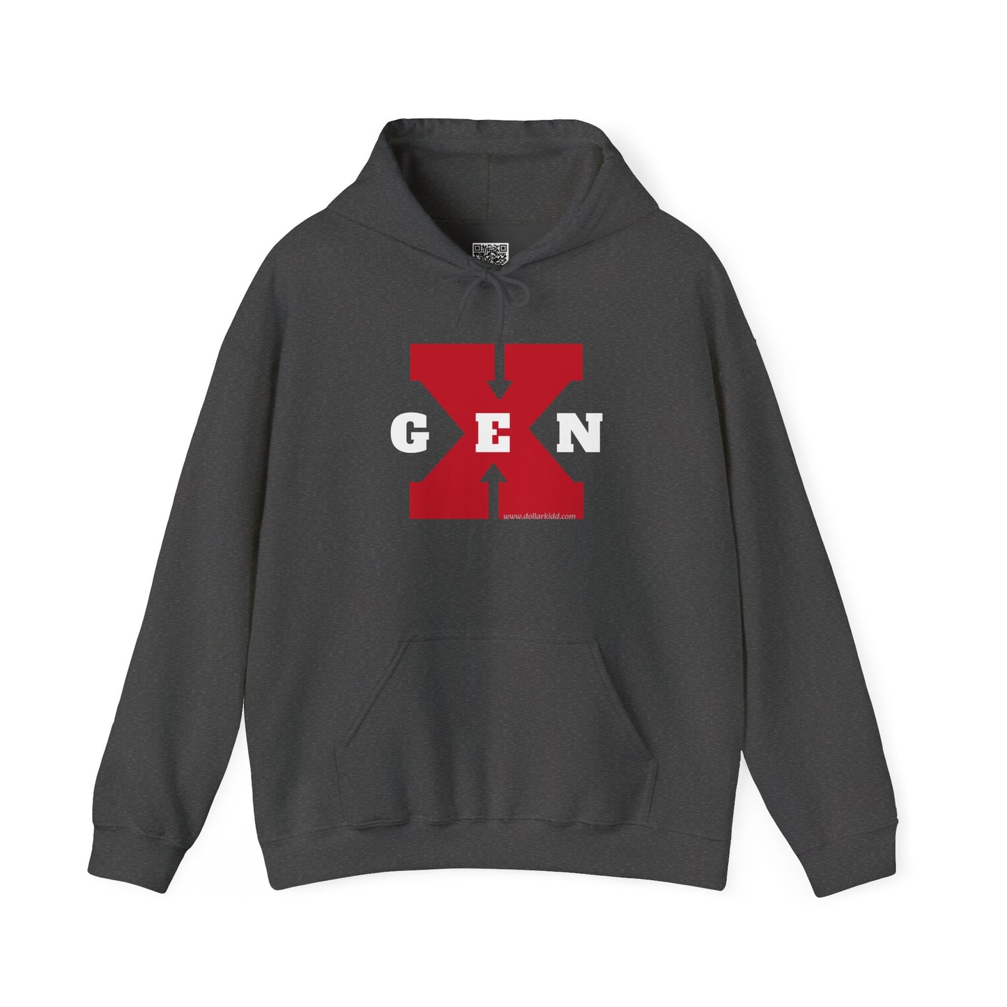 Gen X - 01 Big Red Unisex Heavy Blend™ Hooded Sweatshirt