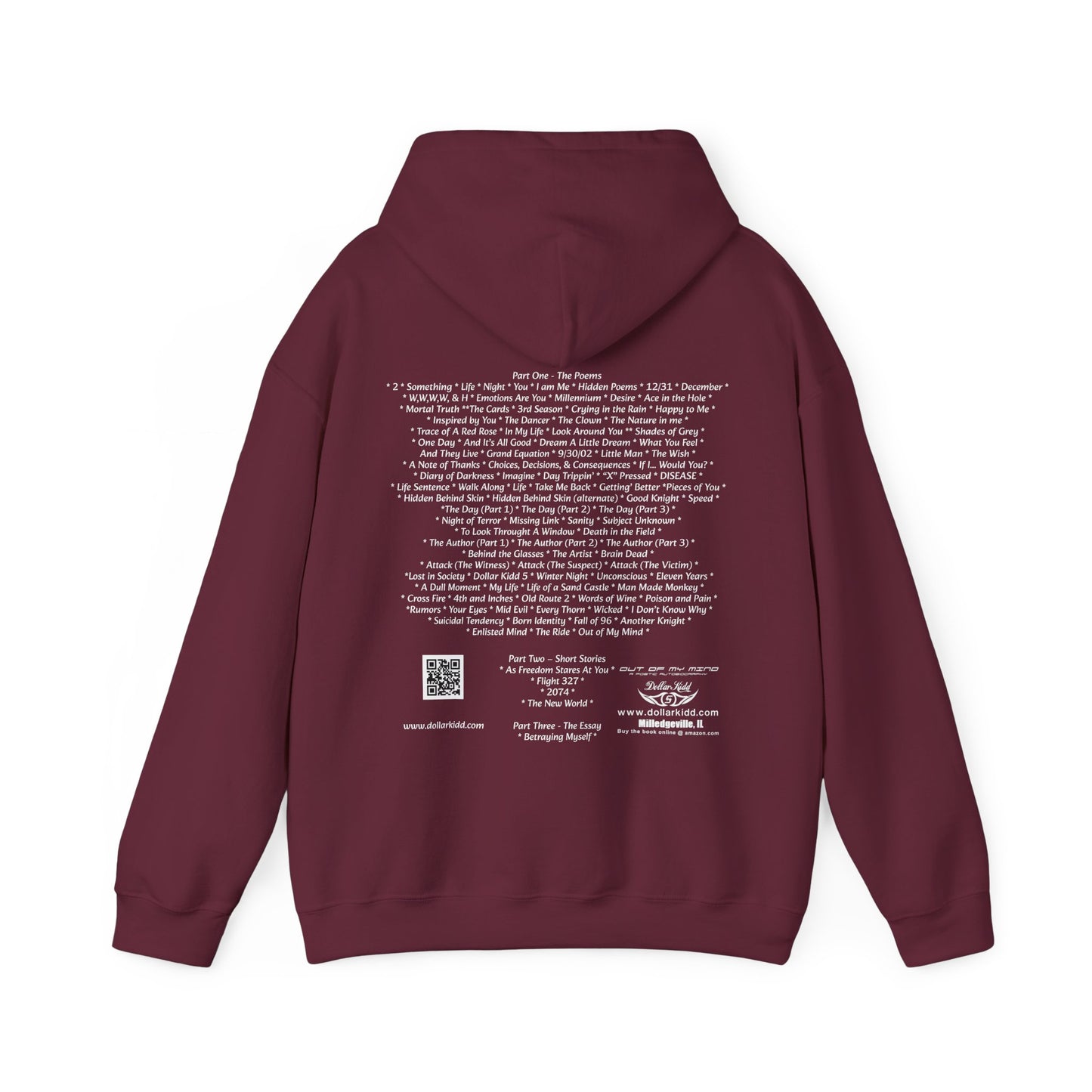 Dollar Kidd - Out Of My Mind - All Titles Wh Unisex Heavy Blend™ Hooded Sweatshirt