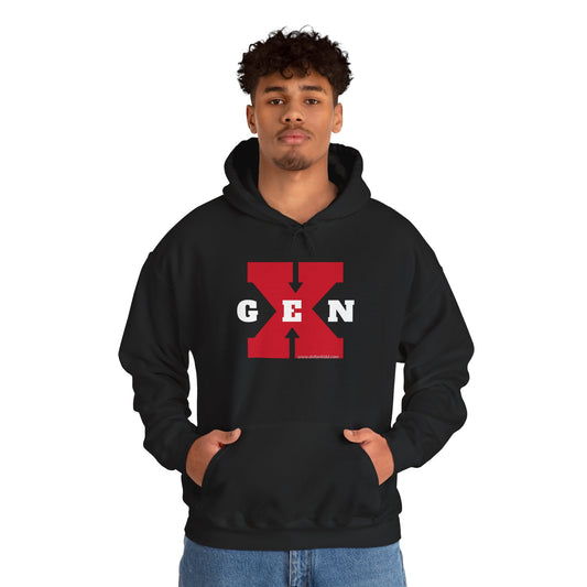 Gen X - 01 Big Red Unisex Heavy Blend™ Hooded Sweatshirt