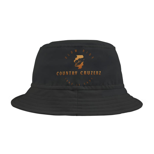 Country Cruzerz - Slow Ride - Take It Easy - Bucket Hat (AOP)