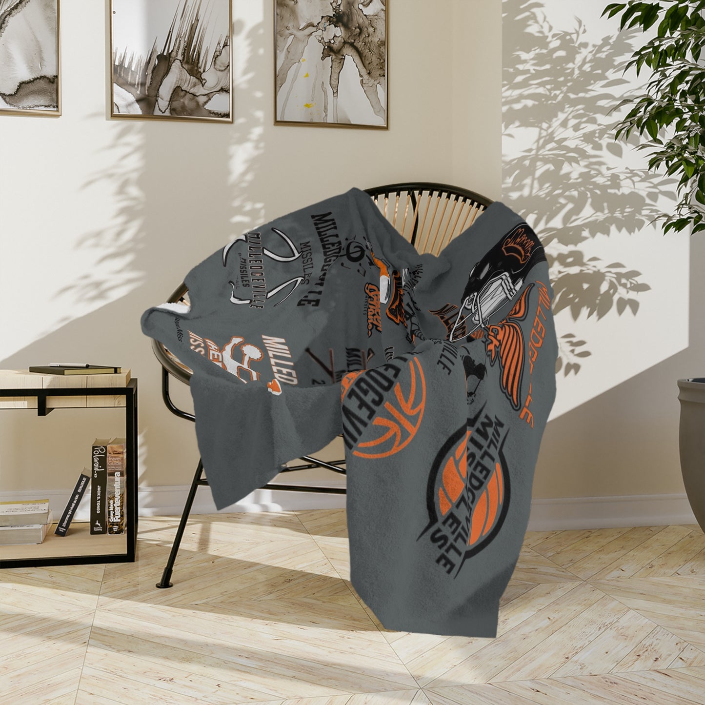 Missiles Nation 02 Velveteen Microfiber Blanket