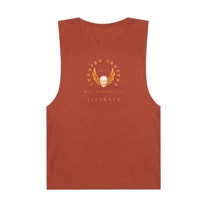 Country Cruzerz - Milledgeville Winged Skull Unisex Barnard Tank