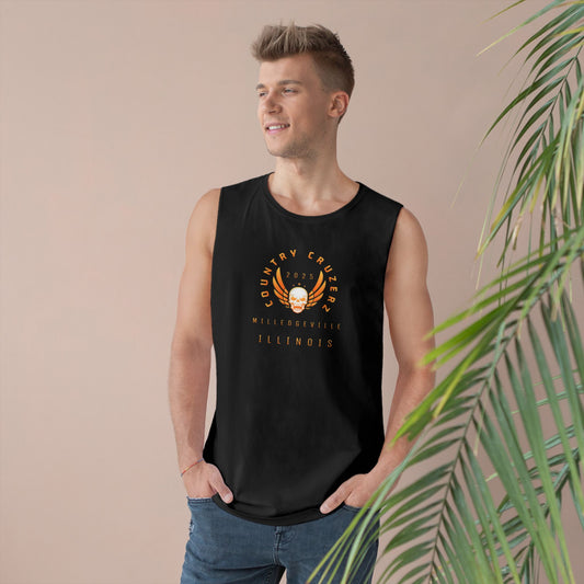 Country Cruzerz - Milledgeville Winged Skull Unisex Barnard Tank
