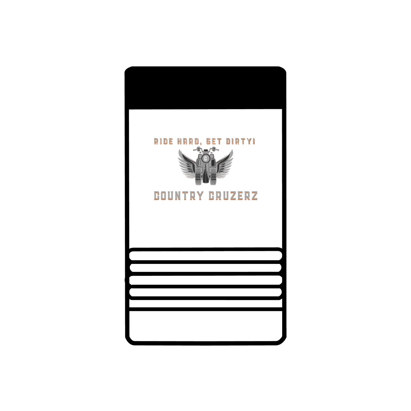 Country Cruzerz - Ride Hard, Get Dirty! Off Road Beverage Holder, 12oz