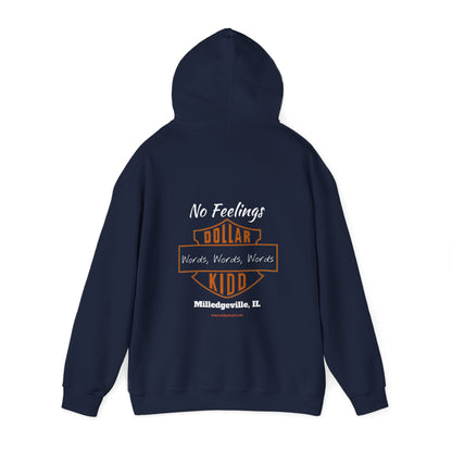 DK - SH - Words Words Words Front and Back Unisex Heavy Blend™ Hooded Sweatshirt