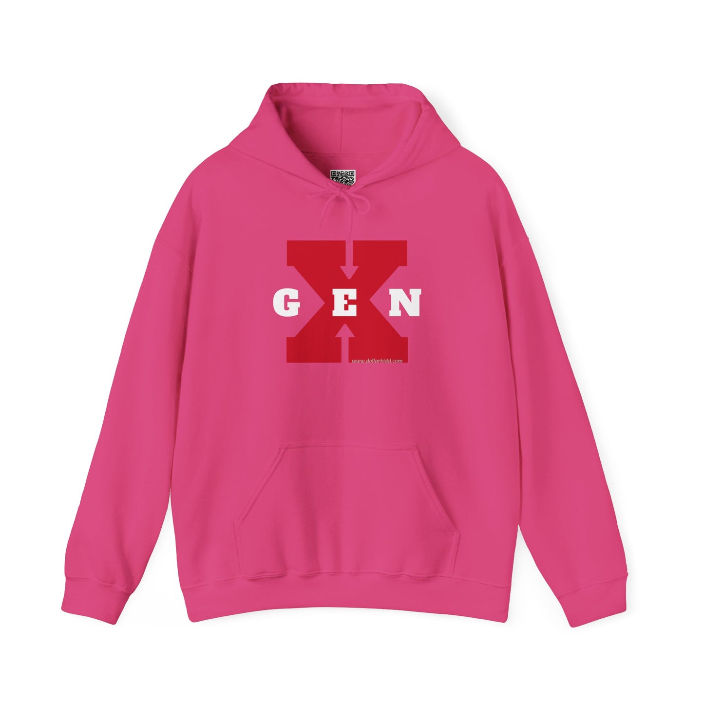 Gen X - 01 Big Red Unisex Heavy Blend™ Hooded Sweatshirt