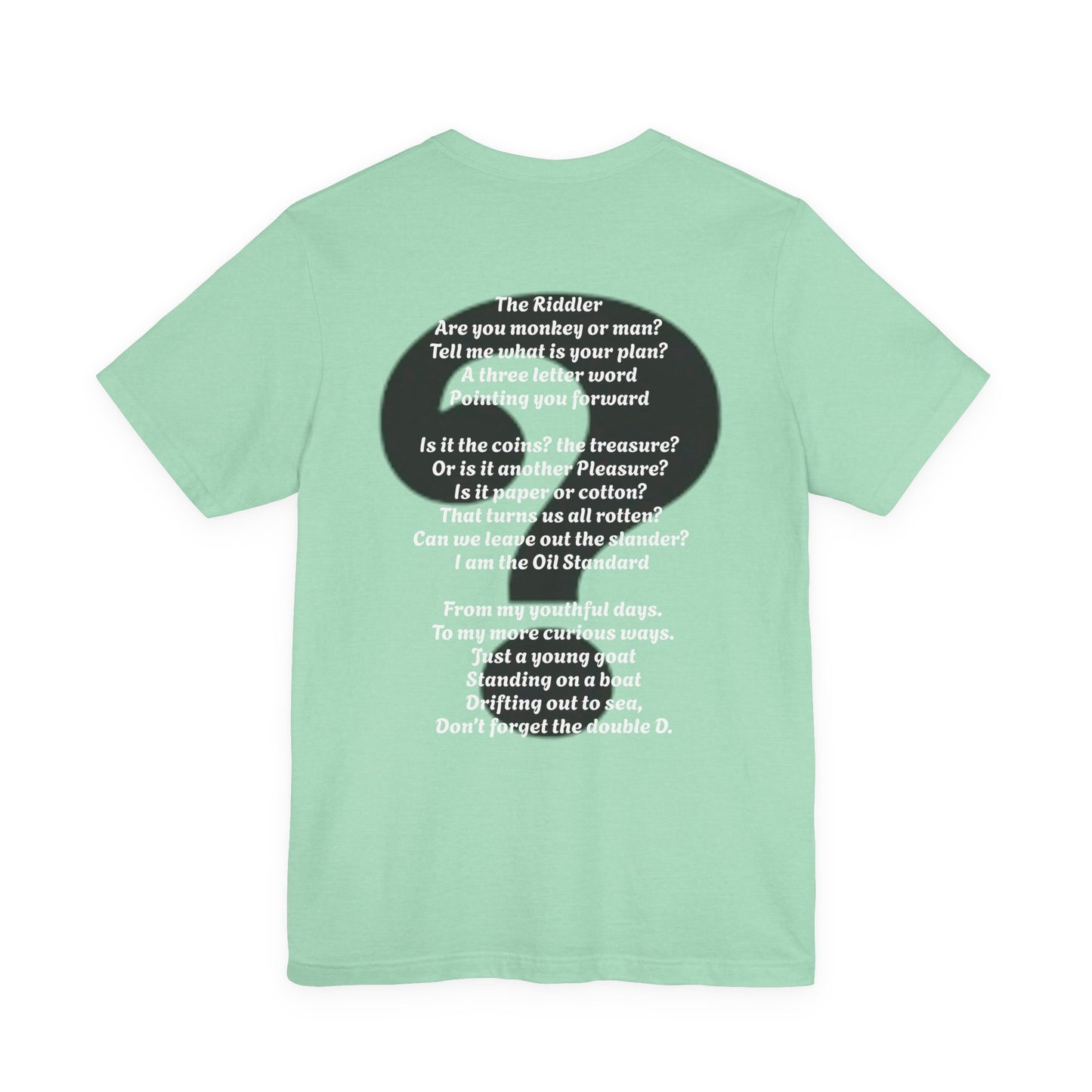The Riddler Unisex Jersey Short Sleeve Tee