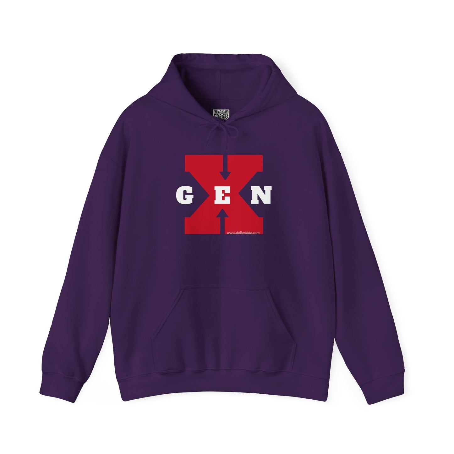 Gen X - 01 Big Red Unisex Heavy Blend™ Hooded Sweatshirt