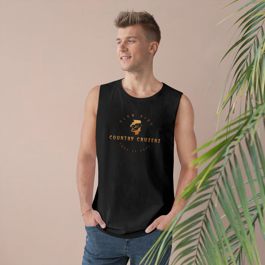 Country Cruzerz - Slow Ride - Take It Easy  Unisex Barnard Tank