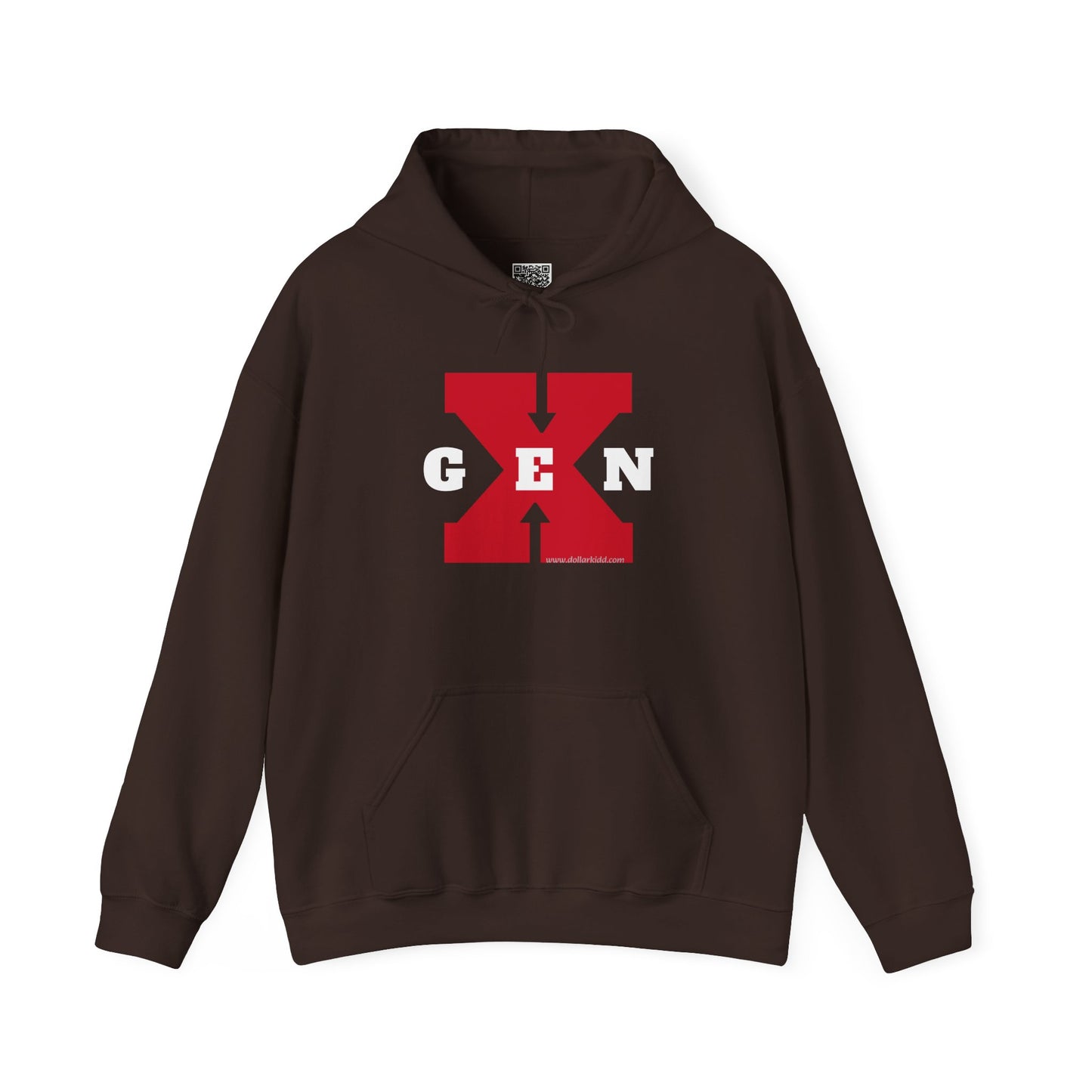 Gen X - 01 Big Red Unisex Heavy Blend™ Hooded Sweatshirt