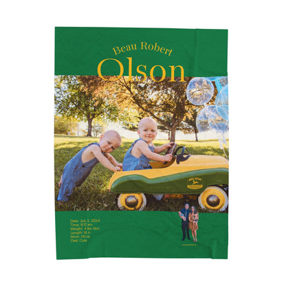 BRO - Velveteen Plush Blanket