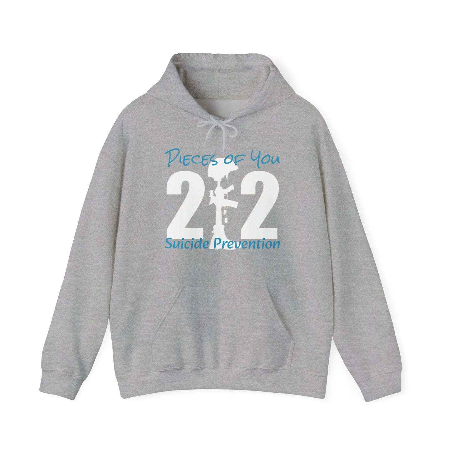 Awareness - Suicide Prevention - 22 Veteran's A Day Unisex Heavy Blend™ Hooded Sweatshirt