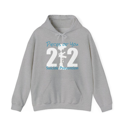 Awareness - Suicide Prevention - 22 Veteran's A Day Unisex Heavy Blend™ Hooded Sweatshirt