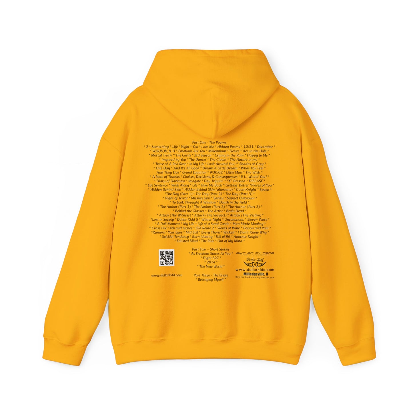 Dollar Kidd - Out Of My Mind - All Titles BL Unisex Heavy Blend™ Hooded Sweatshirt