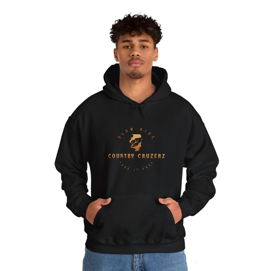 Country Cruzerz - Slow Ride - Take it Easy Unisex Heavy Blend™ Hooded Sweatshirt