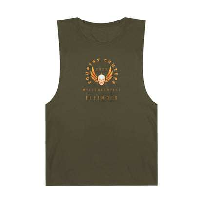 Country Cruzerz - Milledgeville Winged Skull Unisex Barnard Tank
