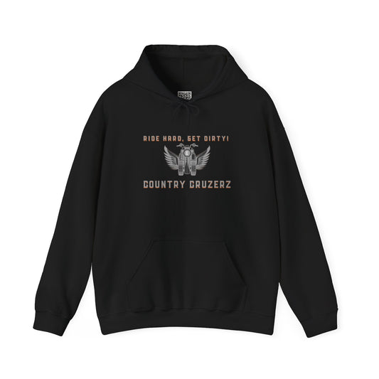Country Cruzerz - Ride Hard, Get Dirty! Unisex Heavy Blend™ Hooded Sweatshirt