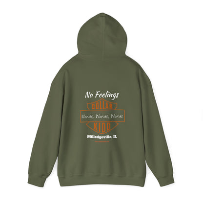 DK - SH - Words Words Words Front and Back Unisex Heavy Blend™ Hooded Sweatshirt