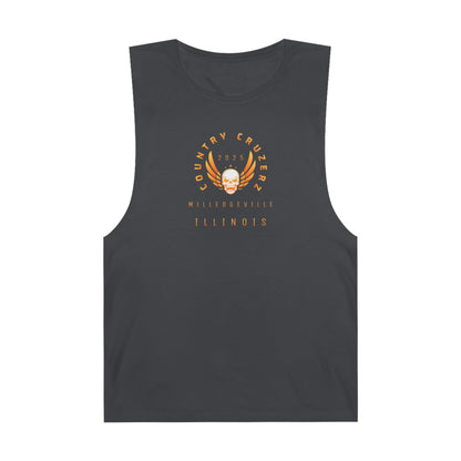 Country Cruzerz - Milledgeville Winged Skull Unisex Barnard Tank