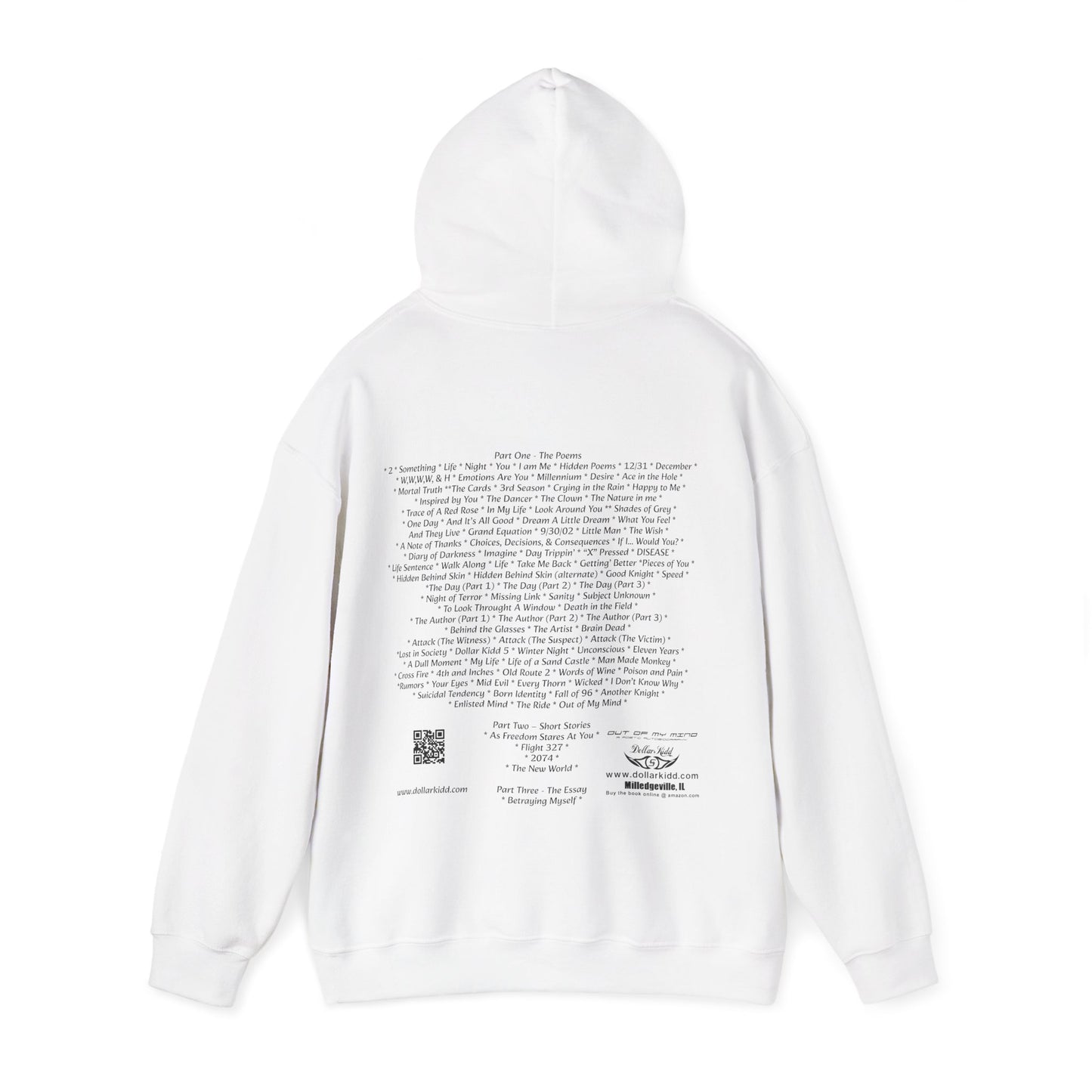 Dollar Kidd - Out Of My Mind - All Titles BL Unisex Heavy Blend™ Hooded Sweatshirt