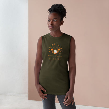 Country Cruzerz - Milledgeville Winged Skull Unisex Barnard Tank