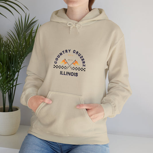 Country Cruzerz - Polo Flame Unisex Heavy Blend™ Hooded Sweatshirt