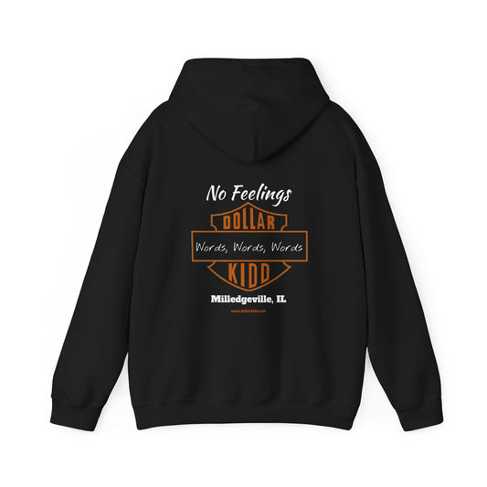 DK - SH - Words Words Words Front and Back Unisex Heavy Blend™ Hooded Sweatshirt