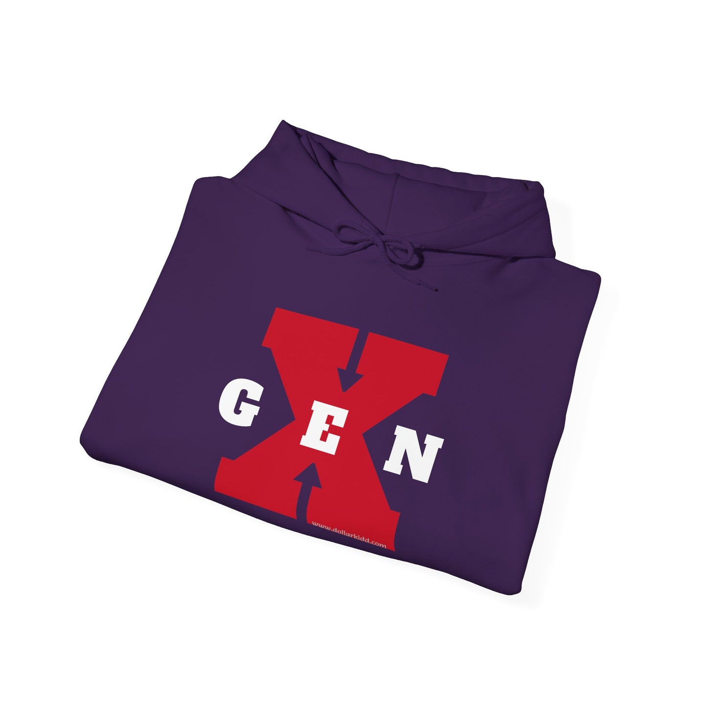 Gen X - 01 Big Red Unisex Heavy Blend™ Hooded Sweatshirt