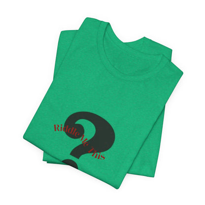 The Riddler Unisex Jersey Short Sleeve Tee
